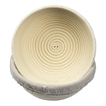 Bread Basket, Round Bread Bowl with Linen Liner Cloth Apply to Various Occasions(Home, Hotel and Restaurant)
Bread Basket, Round Bread Bowl with Linen Liner Cloth Apply to Various Occasions(Home, Hotel and Restaurant)