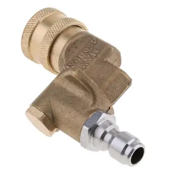 Pivoting Coupler for Pressure Washer Nozzle, Gutter Cleaner Attachment for Gutter Cleaning, 240 Degree, 4500 Psi, 1/4 Inch Quick
Pivoting Coupler for Pressure Washer Nozzle, Gutter Cleaner Attachment for Gutter Cleaning, 240 Degree, 4500 Psi, 1/4 Inch Quick