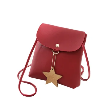 Mini Five-pointed Star Decoration Women Bag Patchwork Color Imitation Leather Women's Shoulder Bag Crossbody Bag Small Handbags
Mini Five-pointed Star Decoration Women Bag Patchwork Color Imitation Leather Women's Shoulder Bag Crossbody Bag Small Handbags