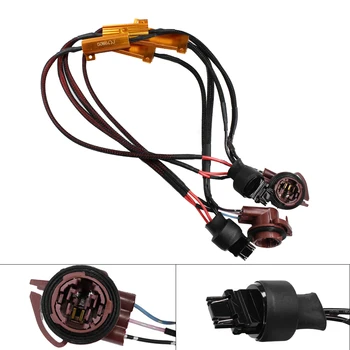 YUNPICAR 50W 6Ohm Error Free 3157 4157 LED Light Load Resistor Adapter Fix Hyper Flashing Blinking Canbus Error Warning Cancelle
YUNPICAR 50W 6Ohm Error Free 3157 4157 LED Light Load Resistor Adapter Fix Hyper Flashing Blinking Canbus Error Warning Cancelle