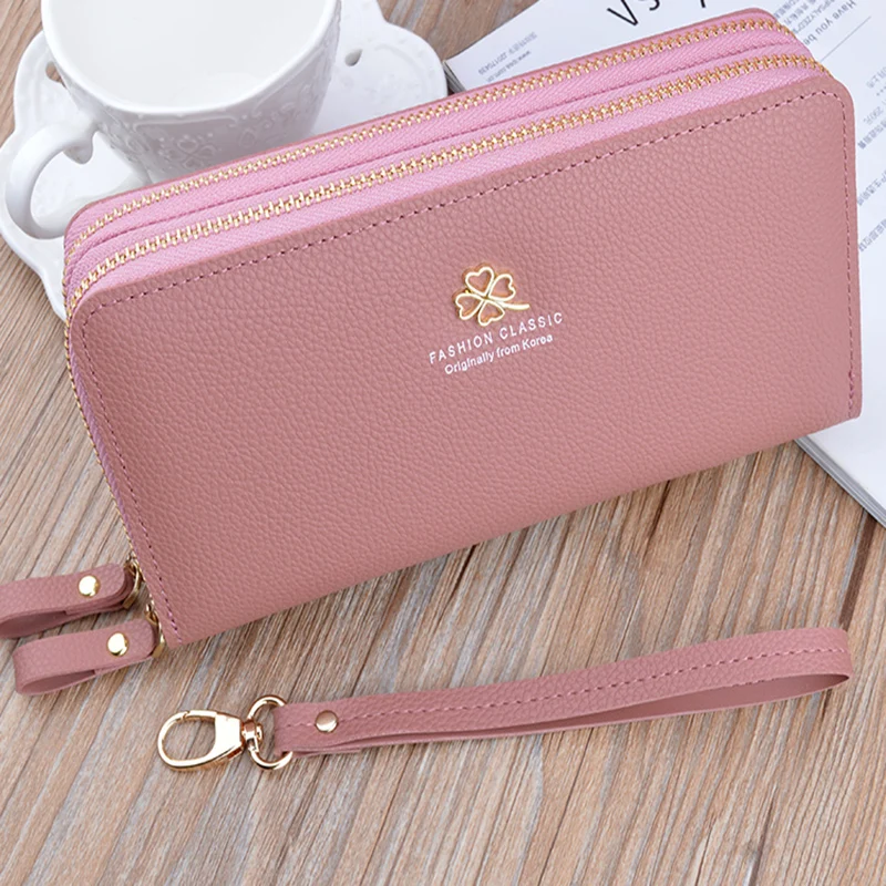 New Woman Wallet Multi-Color High-Quality PU Large-Capacity Double-Layer Storage Mobile Phone Bag 6 Colors Available
New Woman Wallet Multi-Color High-Quality PU Large-Capacity Double-Layer Storage Mobile Phone Bag 6 Colors Available