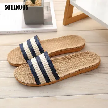 Flax Slippers Women Summer Men Linen Slippers Flat Couple Home Slides Soft Outside Straw Beach Shoes Sandals Unisex Floor Slides
Flax Slippers Women Summer Men Linen Slippers Flat Couple Home Slides Soft Outside Straw Beach Shoes Sandals Unisex Floor Slides