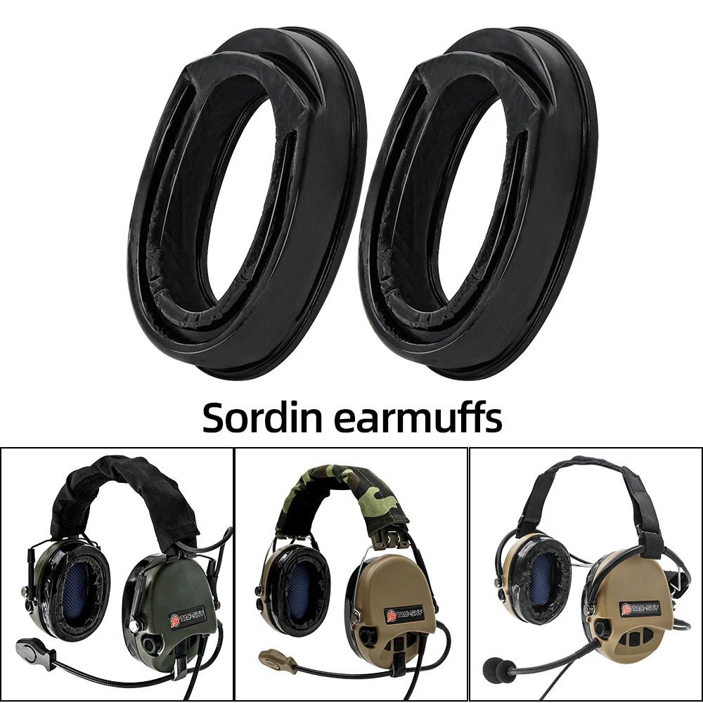Sordin Tactics наушники пикап шумоподавление Airsoft удобные запасные Sight Line гелевые
