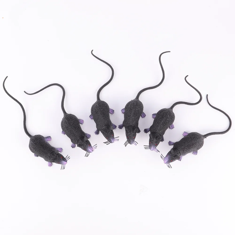 6 Pcs Horrible Fake Mouse Lifelike Rats Toy Mice Tricky Toy for Parties Pranks (Black)
6 Pcs Horrible Fake Mouse Lifelike Rats Toy Mice Tricky Toy for Parties Pranks (Black)