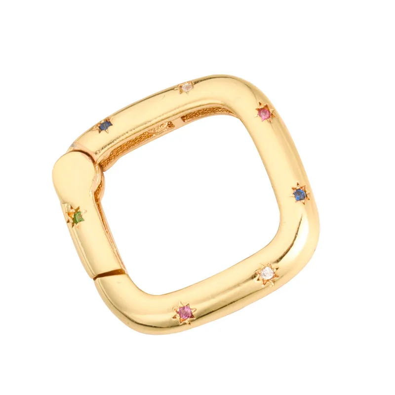 JUYA 2021 DIY Press Up Clasps Hoops Handmade Jewerly Findings Real Gold Plating Charm Connectors Accessories For Jewelry Making
JUYA 2021 DIY Press Up Clasps Hoops Handmade Jewerly Findings Real Gold Plating Charm Connectors Accessories For Jewelry Making