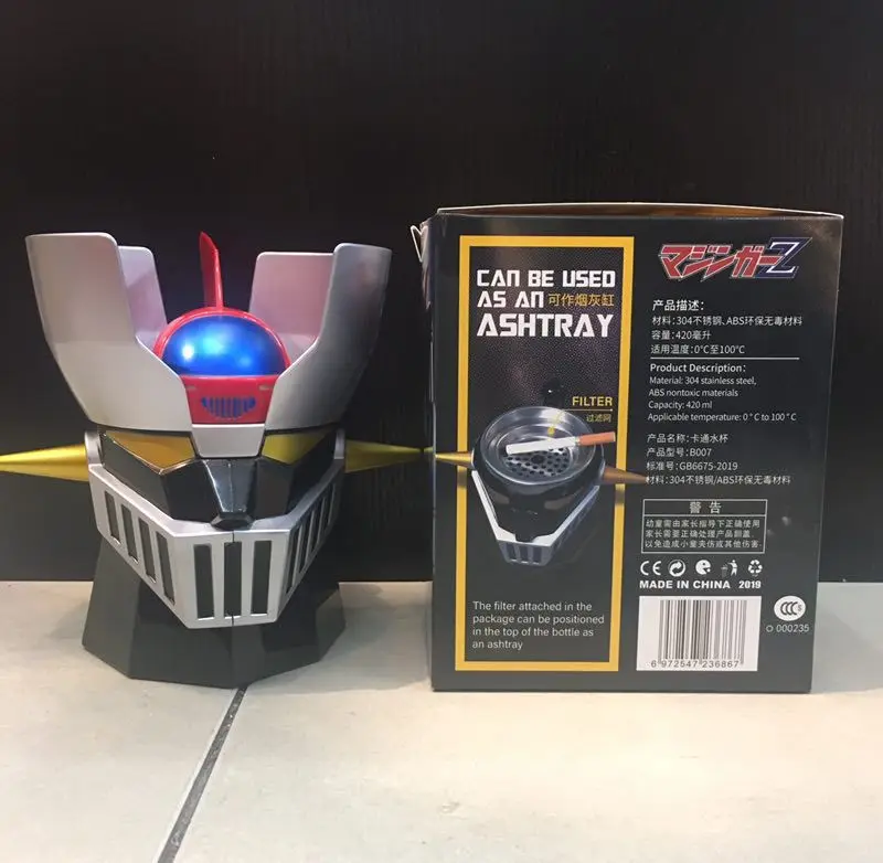 XINCHEN Ready Player One Creative MAZINGER Z Transformation Robot 420ml PC + Stainless Steel Mugs Cup Office Water Cup
XINCHEN Ready Player One Creative MAZINGER Z Transformation Robot 420ml PC + Stainless Steel Mugs Cup Office Water Cup