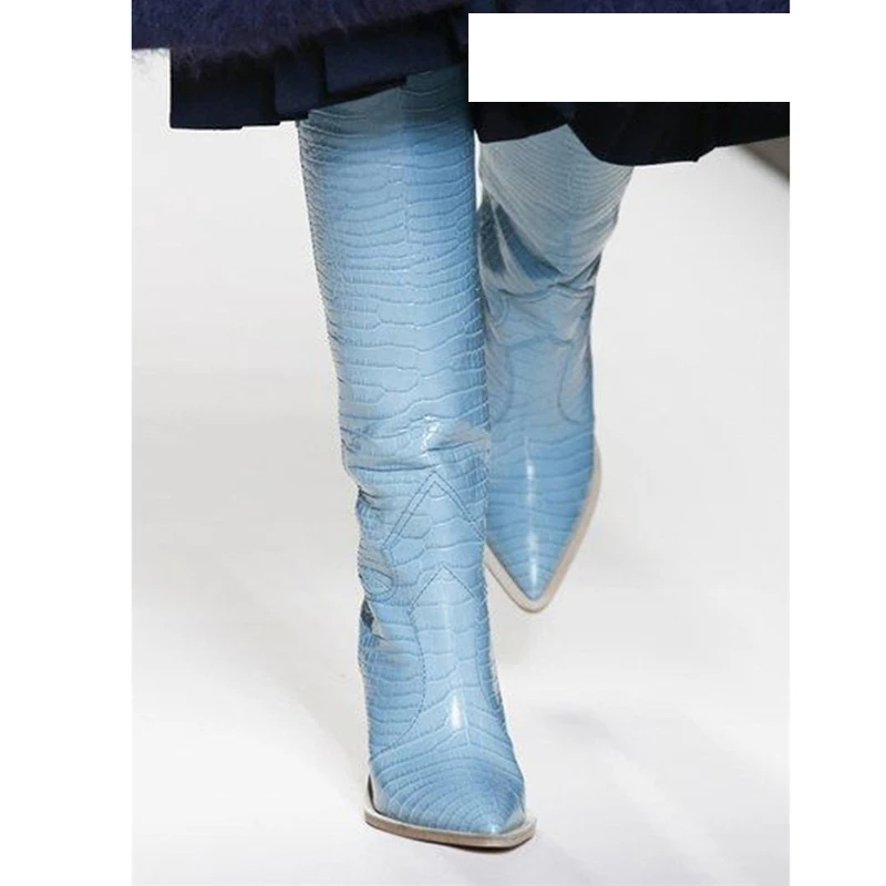 YECHNE New Pointed Women Cowboy Boots High Heel Knee High Boots Patchwork Embossing Plaid Runway Boots Knight Long Booties
YECHNE New Pointed Women Cowboy Boots High Heel Knee High Boots Patchwork Embossing Plaid Runway Boots Knight Long Booties