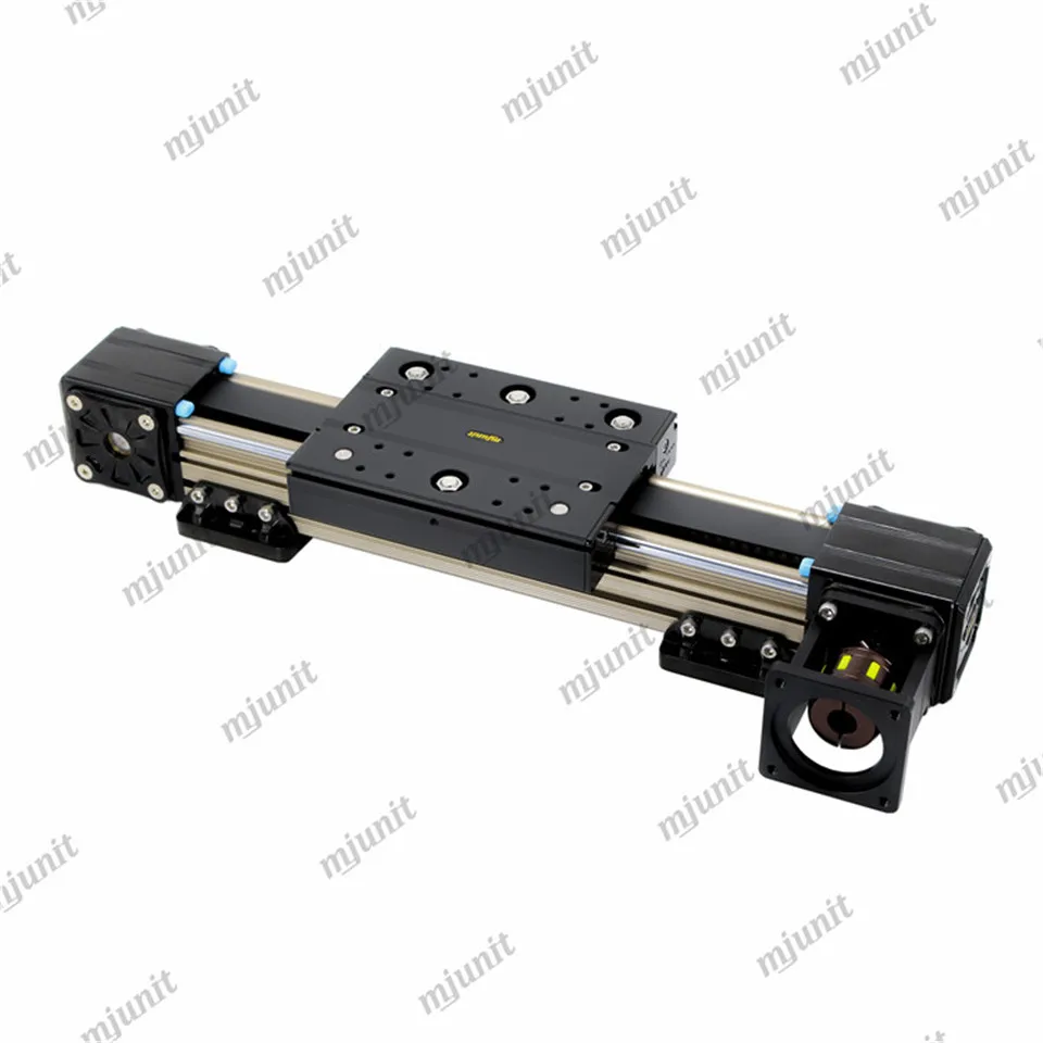 

mjunit nail box machine synchronous belt sliding platform module single axis linear guide belt electric belt displacement