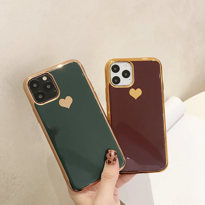 VZD Luxury Plating Love Heart Phone Case for Iphone 11 11pro Max X Xs Max Xr 6 7 8 plus Glitter Print Soft Tpu Case Back Cover
VZD Luxury Plating Love Heart Phone Case for Iphone 11 11pro Max X Xs Max Xr 6 7 8 plus Glitter Print Soft Tpu Case Back Cover