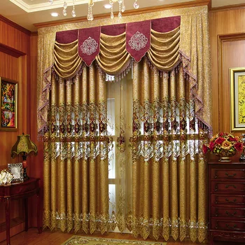 Chenille Embroidered Curtains for Living Room Bedroom Hollowed Valance Left and Right Biparting Open Ceiling Installation
Chenille Embroidered Curtains for Living Room Bedroom Hollowed Valance Left and Right Biparting Open Ceiling Installation