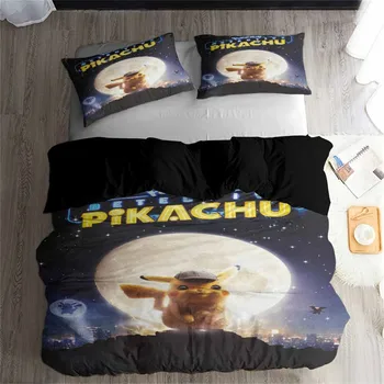 HELENGILI 3D Bedding Set Pokemon Pikachu Print Duvet Cover Set Bedcloth with Pillowcase Bed Set Home Textiles #JL-44
HELENGILI 3D Bedding Set Pokemon Pikachu Print Duvet Cover Set Bedcloth with Pillowcase Bed Set Home Textiles #JL-44