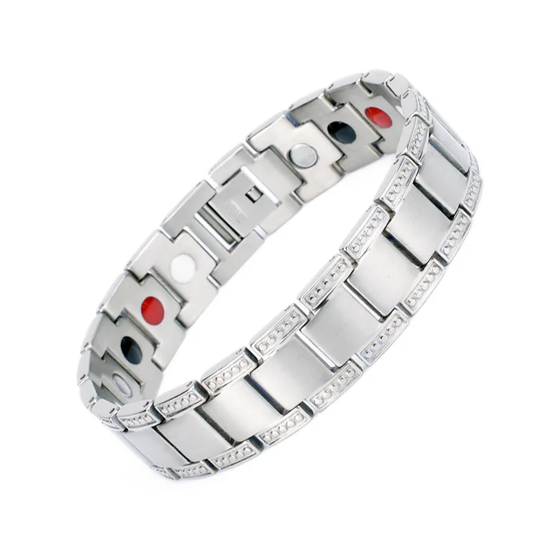 New Magnetic Bracelet For Men Healthy Power Therapy Bracelets Bangles Men Health Care Jewelry Watch Style Titanium Bracelet
New Magnetic Bracelet For Men Healthy Power Therapy Bracelets Bangles Men Health Care Jewelry Watch Style Titanium Bracelet