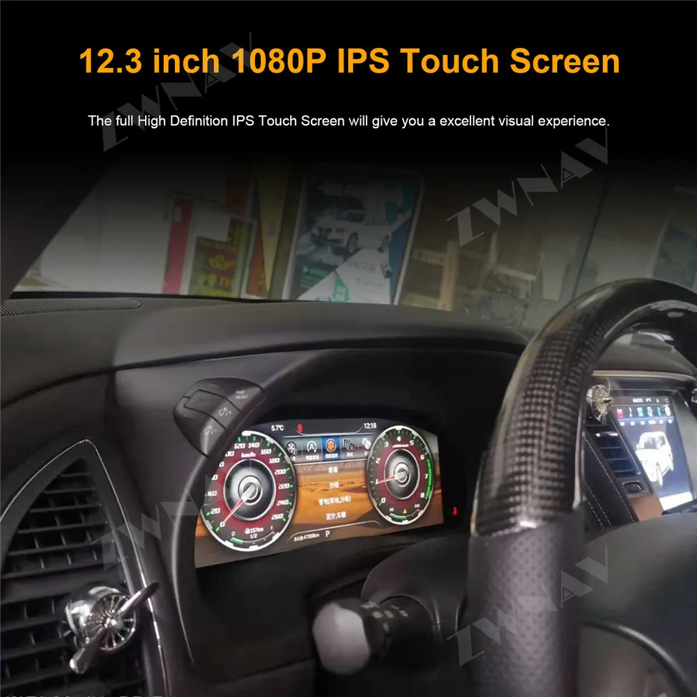 12.3 " LCD Android Car Instrument Dashboard Display Head Unit GPS Navigation For Nissan Patrol 2016 - 2018 Infiniti Multimedia
12.3 " LCD Android Car Instrument Dashboard Display Head Unit GPS Navigation For Nissan Patrol 2016 - 2018 Infiniti Multimedia
