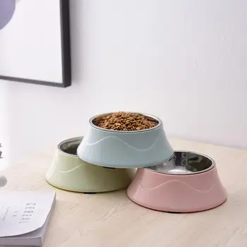Nonslip Pet Stainless Steel Pet Feeding Bowl Liner Base for Cats Dogs Tableware Cats Supplies for Home Dogs and Cats
Nonslip Pet Stainless Steel Pet Feeding Bowl Liner Base for Cats Dogs Tableware Cats Supplies for Home Dogs and Cats