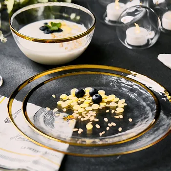 Sand Pull Bowl Vegetables Plate Bowls And Dishes Suit Household Thickening Transparent Western-style Food Disc Steak Disc
Sand Pull Bowl Vegetables Plate Bowls And Dishes Suit Household Thickening Transparent Western-style Food Disc Steak Disc