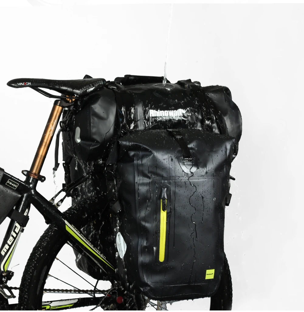 Rhinowalk Bicycle Luggage Bags 20L Full Waterproof for Road Bike Rear Rack Trunk Cycling Saddle Storage Pannier Multi Travel Bag (13)