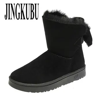 JINGKUBU Clearance Flock Sonw Boots Women Fashion Winter Warm Shoes For Woman America Europe High Quality Red bowknot Shoe Woman
JINGKUBU Clearance Flock Sonw Boots Women Fashion Winter Warm Shoes For Woman America Europe High Quality Red bowknot Shoe Woman