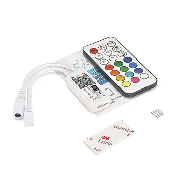 LED Lights Controller 21 Keys LED IR RGB Controler RF Remote Dimmer DC 28V 4A LED Controller For RGB 3528 5050 LED Strip
LED Lights Controller 21 Keys LED IR RGB Controler RF Remote Dimmer DC 28V 4A LED Controller For RGB 3528 5050 LED Strip