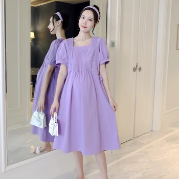 126# Summer Fashion Maternity Dress Stylish Elegnant A Line Slim High Waist Pleated Loose Clothes for Pregnant Women Pregnancy
126# Summer Fashion Maternity Dress Stylish Elegnant A Line Slim High Waist Pleated Loose Clothes for Pregnant Women Pregnancy