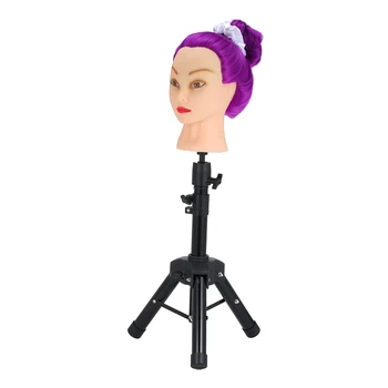 Adjustable Wig Head Tripod Mannequin Head Tripod Wig Stand Metal Tripod Stand with Thick Leg Cosmetology Training Head Stand
Adjustable Wig Head Tripod Mannequin Head Tripod Wig Stand Metal Tripod Stand with Thick Leg Cosmetology Training Head Stand