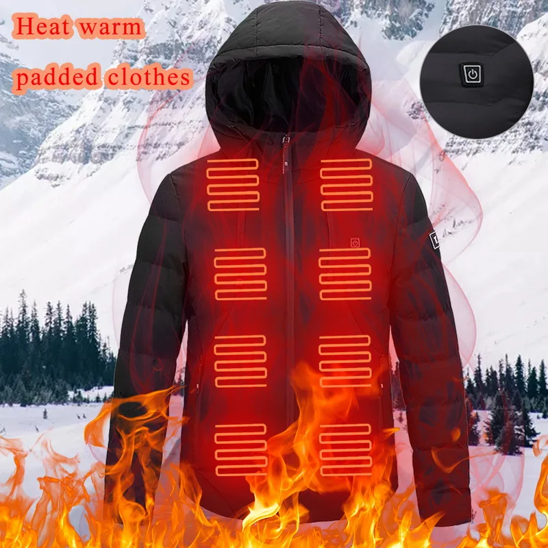 LOOZYKIT Electric Heated Jackets Vest Down Cotton Outdoor Coat USB Electric Heating Hooded Winter Thermal Warmer Jackets Winter 
LOOZYKIT Electric Heated Jackets Vest Down Cotton Outdoor Coat USB Electric Heating Hooded Winter Thermal Warmer Jackets Winter