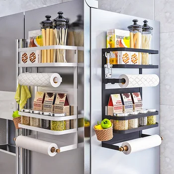 Kitchen Refrigerator Magnetic Suction Rack Side Accept Box Magnet Hanging Type Household Avoid Punch Side Fresh Keeping Film
Kitchen Refrigerator Magnetic Suction Rack Side Accept Box Magnet Hanging Type Household Avoid Punch Side Fresh Keeping Film