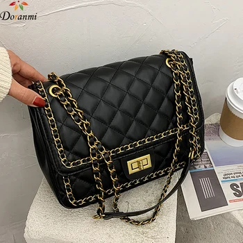 DORANMI Chain Appliques Flap Bags For Women 2020 Diamond Lattice Shoulder Bag Female Crossbody Bag Messenger Bolsos Mujer BB640
DORANMI Chain Appliques Flap Bags For Women 2020 Diamond Lattice Shoulder Bag Female Crossbody Bag Messenger Bolsos Mujer BB640
