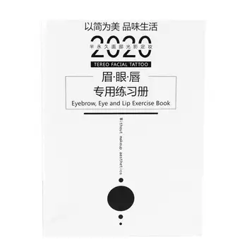 Semi-Permanent Tattoo Makeup Exercise Book Eyebrow Lip Eye Microblading Practice Book Permanent Makeup
Semi-Permanent Tattoo Makeup Exercise Book Eyebrow Lip Eye Microblading Practice Book Permanent Makeup