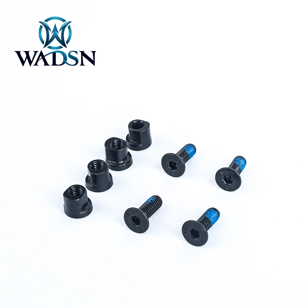 WADSN 4 Pcs Steel Keymod Long Screw Nut Set Replacement Set Rail Section Hunting Gun Handguard Keymod Accessories ME104
WADSN 4 Pcs Steel Keymod Long Screw Nut Set Replacement Set Rail Section Hunting Gun Handguard Keymod Accessories ME104