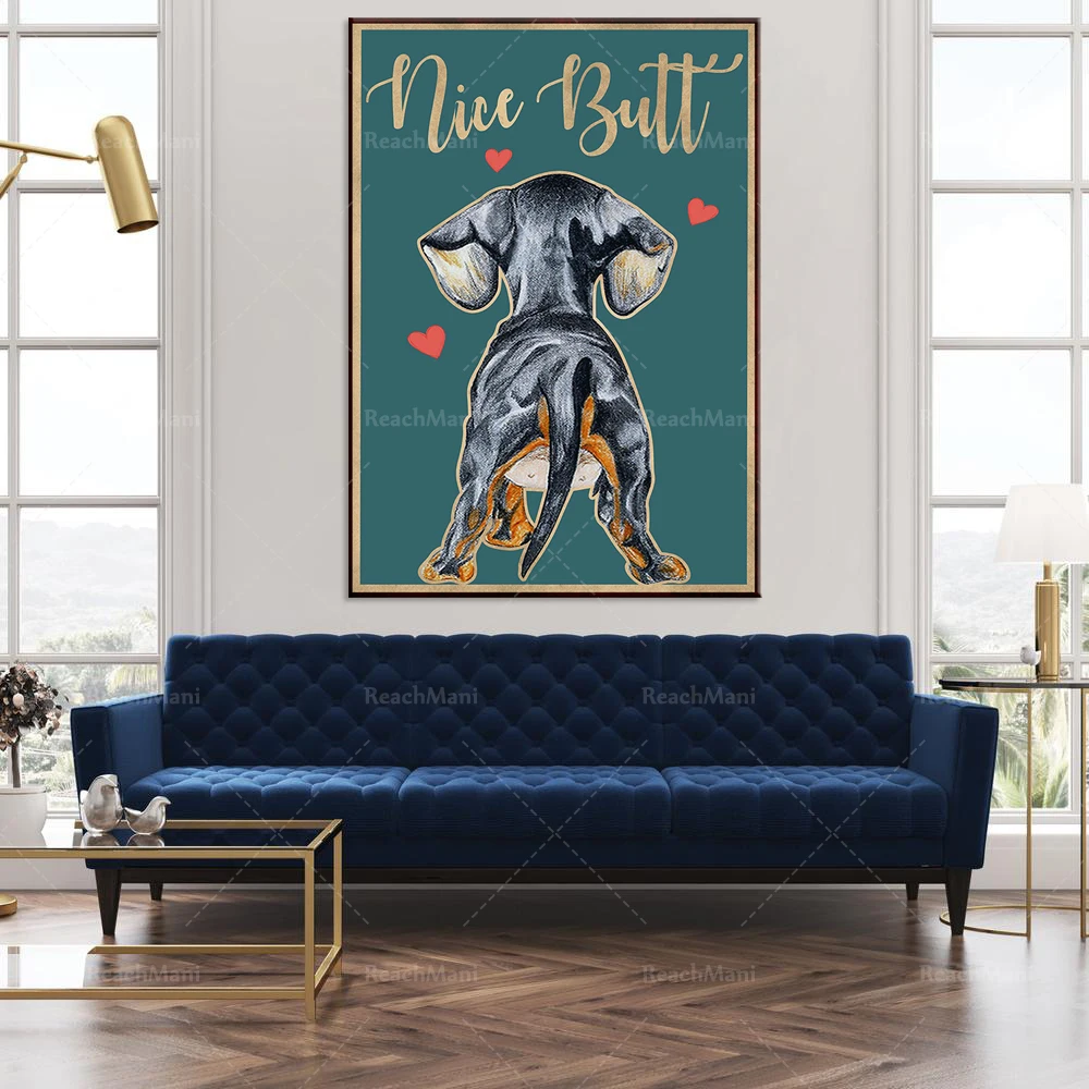 Dachshund beautiful butt funny toilet poster dog lover Salle de bains home decor poster
Dachshund beautiful butt funny toilet poster dog lover Salle de bains home decor poster