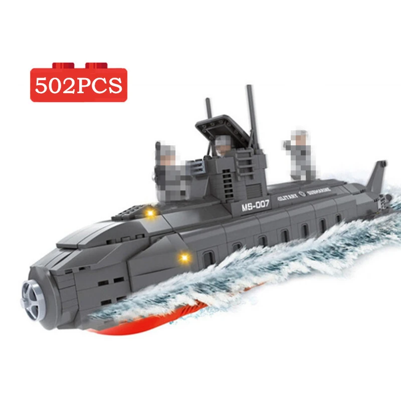 502pcs Model Military Weapon Navy Warships Submarine Assembly Building Blocks Children Toy Bricks Ship For Children Kid Gift Boy
502pcs Model Military Weapon Navy Warships Submarine Assembly Building Blocks Children Toy Bricks Ship For Children Kid Gift Boy