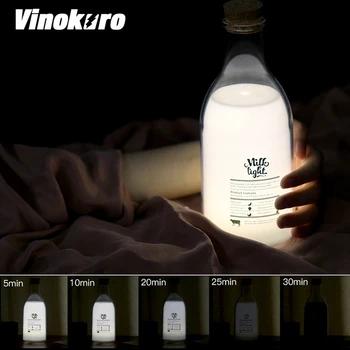USB Rechargeable Night Light Creative Milk Bottle LED Gift Lamp Timing Kid Bedroom Bedside Lamps Holiday Decoration Nightlight
USB Rechargeable Night Light Creative Milk Bottle LED Gift Lamp Timing Kid Bedroom Bedside Lamps Holiday Decoration Nightlight