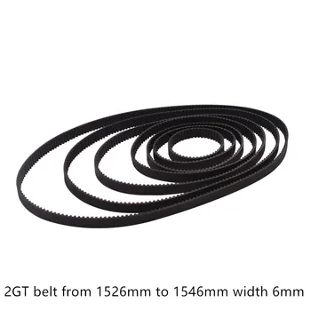 3D printer belt GT2 closed loop rubber 2GT timing 1524 1540 Length 1524mm 1540mm width 6mm
3D printer belt GT2 closed loop rubber 2GT timing 1524 1540 Length 1524mm 1540mm width 6mm