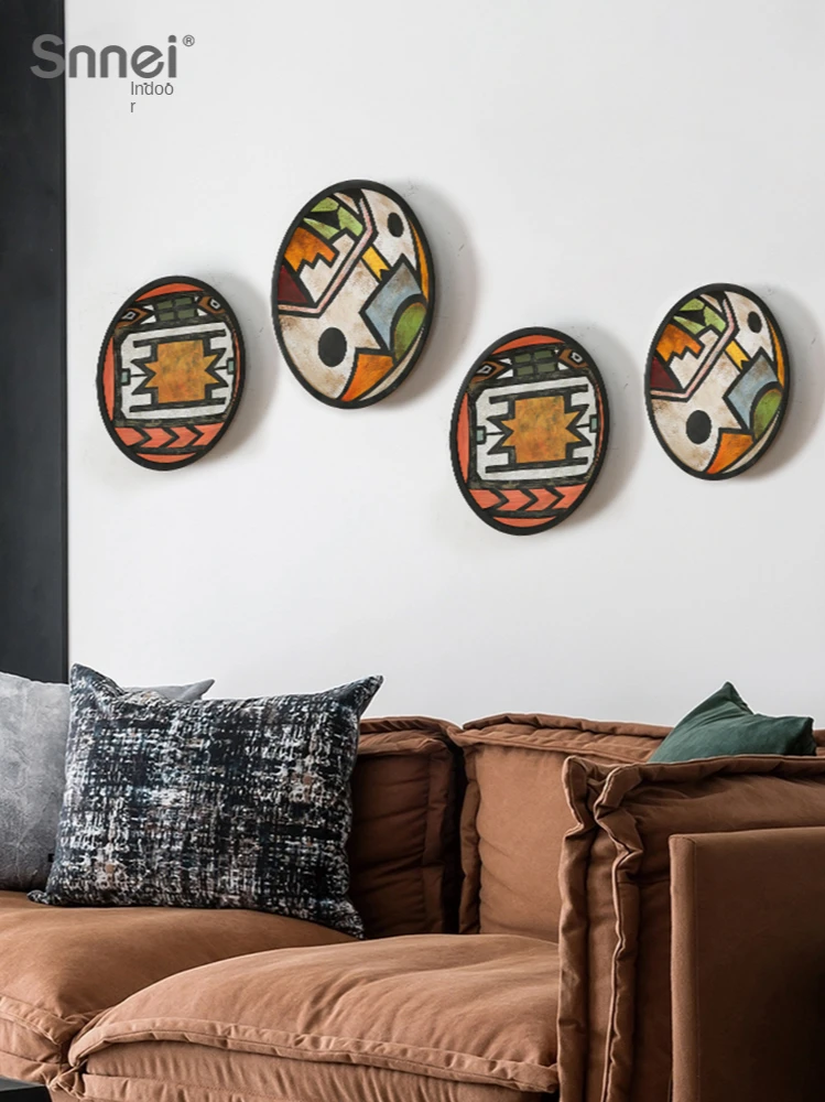 Ceramic Wall Decoration Hanging round Plate Mediterranean Style Entrance Restaurant Wall Hangings
Ceramic Wall Decoration Hanging round Plate Mediterranean Style Entrance Restaurant Wall Hangings