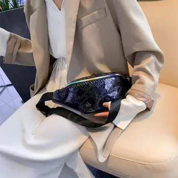 Women Fashion Leather Chest Pack Serpentine Fanny Waist Pouch Casual Messenger Shoulder Bag Snake Print Money Purse
Women Fashion Leather Chest Pack Serpentine Fanny Waist Pouch Casual Messenger Shoulder Bag Snake Print Money Purse