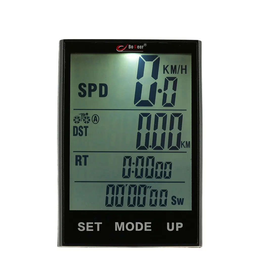 2.7 INCH BOGEER Wireless Bike Computer Rainproof Multifunction Riding Bicycle Odometer Cycling Speedometer Stopwatch Backlight
2.7 INCH BOGEER Wireless Bike Computer Rainproof Multifunction Riding Bicycle Odometer Cycling Speedometer Stopwatch Backlight