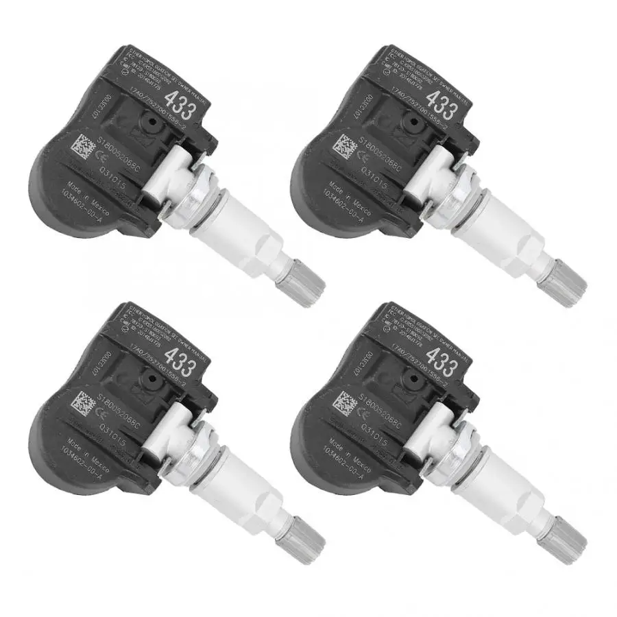 4PCS/Set TPMS Tire Pressure Sensor 52933-D4100 for KIA Optima/Sorento/Sportage For Hyundai Ioniq Genesis G90 Automobiles
4PCS/Set TPMS Tire Pressure Sensor 52933-D4100 for KIA Optima/Sorento/Sportage For Hyundai Ioniq Genesis G90 Automobiles