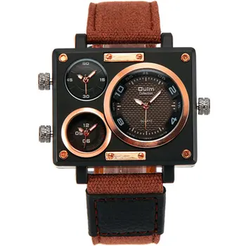 Oulm Designer Watches Men's Leather Military Quartz Clock female Korean version simple fashion trend simple watch
Oulm Designer Watches Men's Leather Military Quartz Clock female Korean version simple fashion trend simple watch