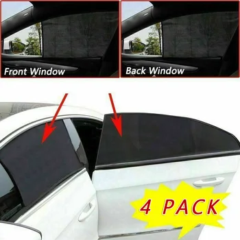 4Pcs Car Front & Rear Side Window Shade Screen Cover Sunshade Curtain Breathable Accessories
4Pcs Car Front & Rear Side Window Shade Screen Cover Sunshade Curtain Breathable Accessories