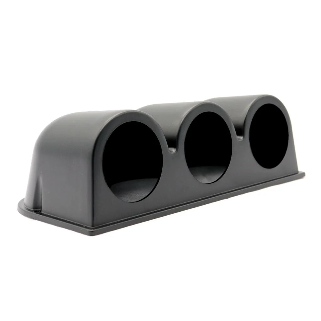 High Quality 52mm 3 Hole Pod Gauge Meter Mount Holder Cup PJ-3596 Black High Quality 52mm 3 Hole Pod Gauge Meter Mount Holder Cup PJ-3596 Black