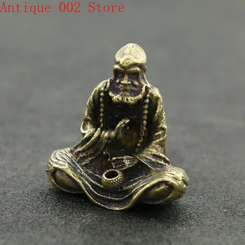 Vintage Brass Dharma Buddha Statue Incense Holder Decoration Ornament Sculpture Home Office Desk Ornament Collection Gift998 
Vintage Brass Dharma Buddha Statue Incense Holder Decoration Ornament Sculpture Home Office Desk Ornament Collection Gift998