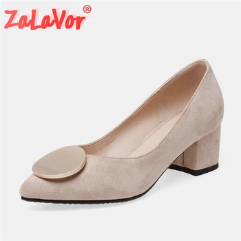 ZALAVOR Suede Leather Women Pumps New Spring Hot Sale Office Ladies High Heel Shoes Pointed Toe Work Dating Pumps Size 30-43
ZALAVOR Suede Leather Women Pumps New Spring Hot Sale Office Ladies High Heel Shoes Pointed Toe Work Dating Pumps Size 30-43