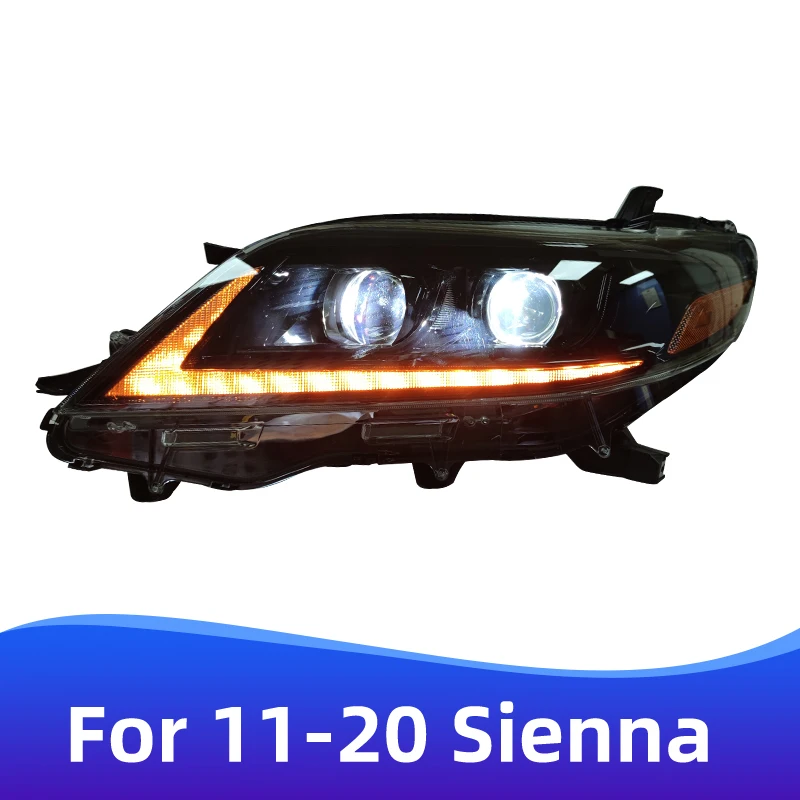 For 2011-2020 sienna headlight assembly modified full LED laser 4 low beam 4 high beam streamer turning headlight
For 2011-2020 sienna headlight assembly modified full LED laser 4 low beam 4 high beam streamer turning headlight