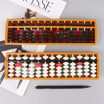 Portable Japanese 13 Digits Column Abacus Arithmetic Soroban Caculating School Math Learning Tool H55F
Portable Japanese 13 Digits Column Abacus Arithmetic Soroban Caculating School Math Learning Tool H55F