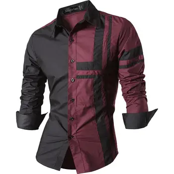 Jeansian Men's Dress Shirts Casual Stylish Long Sleeve Designer Button Down Slim Fit Z014 WineRed2
Jeansian Men's Dress Shirts Casual Stylish Long Sleeve Designer Button Down Slim Fit Z014 WineRed2