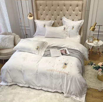 Morpheus Luxury Egyptian Cotton Bedding set King and Queen Bedding Set Silk Satin Embroidery Duvet Cover Set - MP12
Morpheus Luxury Egyptian Cotton Bedding set King and Queen Bedding Set Silk Satin Embroidery Duvet Cover Set - MP12