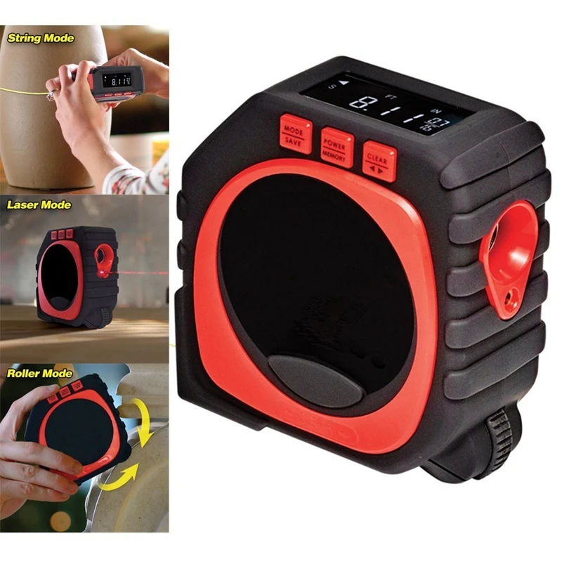 LBER 3-In-1 Measuring Ruler Three-In-One Tape Measure LED Digital Display Ruler Infrared Tape Measure
LBER 3-In-1 Measuring Ruler Three-In-One Tape Measure LED Digital Display Ruler Infrared Tape Measure