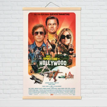 2019 New Movie Silk Poster Once Upon a Time in Hollywood Retro Art Prints Vintage Wall Decor Pictures Quentin Tarantino Posters 
2019 New Movie Silk Poster Once Upon a Time in Hollywood Retro Art Prints Vintage Wall Decor Pictures Quentin Tarantino Posters