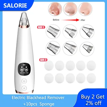 Electric Blackhead Remover Acne Remove Pore Vacuum Pimple Removal+Sponge Face T Zone Nose Cleaner Suction Facial Beauty Skincare
Electric Blackhead Remover Acne Remove Pore Vacuum Pimple Removal+Sponge Face T Zone Nose Cleaner Suction Facial Beauty Skincare