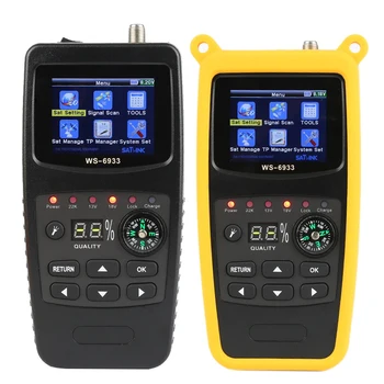WS-6933 Digital Satellite Finder 2.1 Inch LCD Display DVB-S2 FTA C&KU WS 6933 WS6933 DVB S2 Sat Meter Satfinder US/EU/UK/AU
WS-6933 Digital Satellite Finder 2.1 Inch LCD Display DVB-S2 FTA C&KU WS 6933 WS6933 DVB S2 Sat Meter Satfinder US/EU/UK/AU